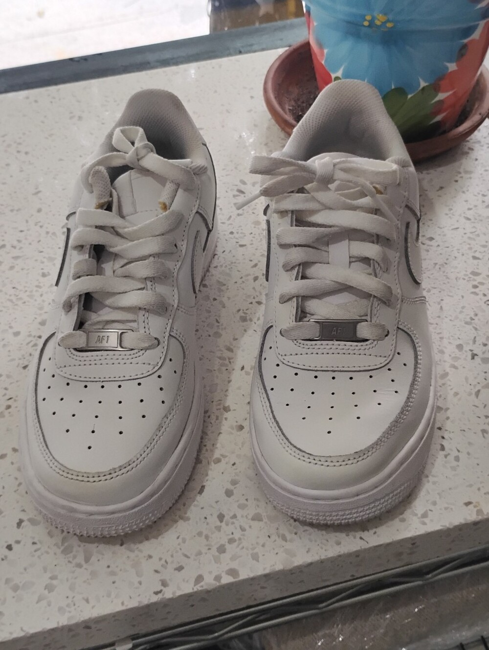 Nike Kids White Low-Top Sneakers
